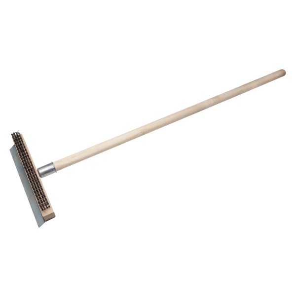 Pizza Oven Wire Brush W/Scraper (No Handle) - OB-WB