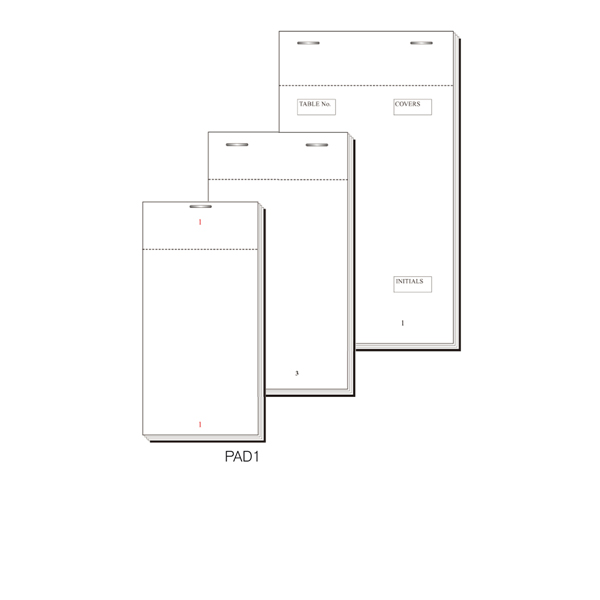 Order Pad 100 Sheet Single 127X63mm Box 50 - PAD1