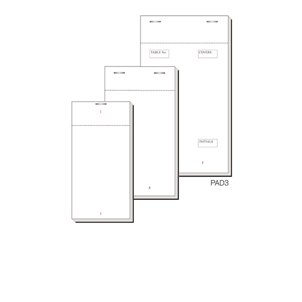 Order Pad 50 Sheet Dup Carbon 170X95mm Box 50 - PAD3