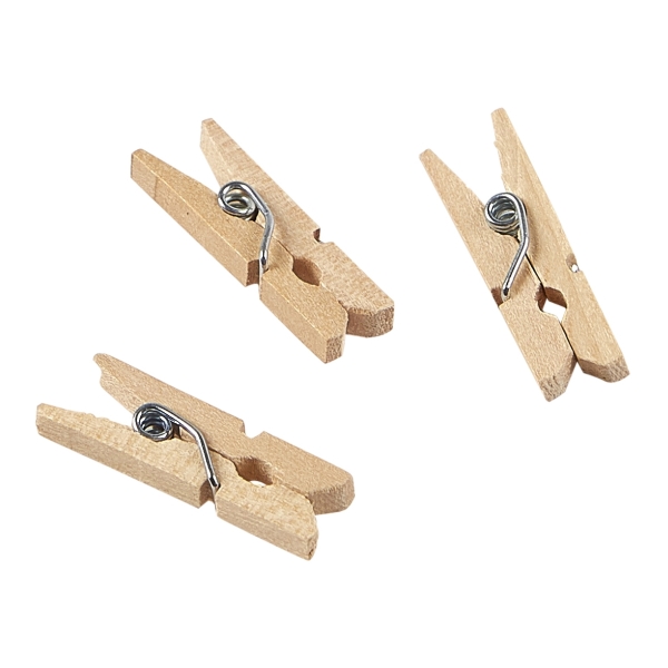 Miniature Wooden Pegs 2.5cm/1