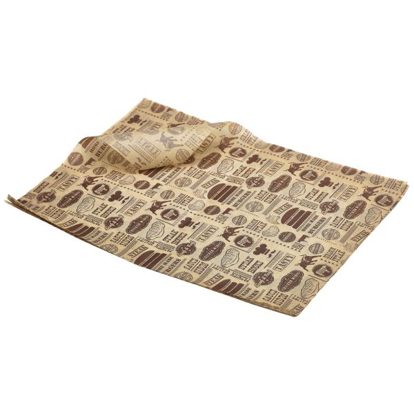 Greaseproof Paper Steak House Design 25 x 35cm - PN1487SH