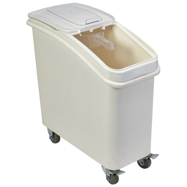 Polypropylene Mobile Ingredient Bin with Scoop 81 Litre - PPBIN81