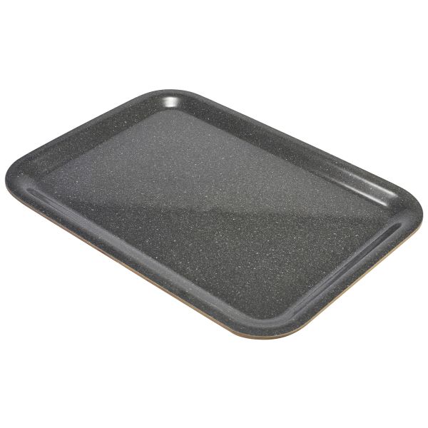 Laminated Wood Tray 46 X 34cm - Dark Granite - PT4634DG