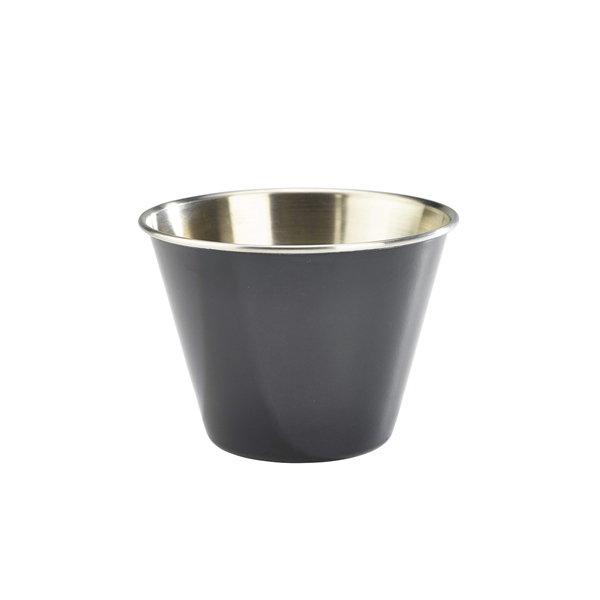 GenWare Black Stainless Steel Ramekin 34cl/12oz - RAMST12BK (Pack of 24)