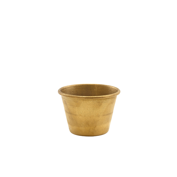 GenWare Gold Vintage Steel Ramekin 71ml/2.5oz - RAMST2GDV (Pack of 24)