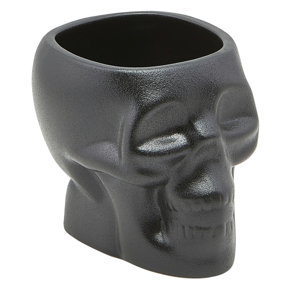Genware Cast Iron Effect Skull Tiki Mug 40cl/14oz - SKL400 (Pack of 6)