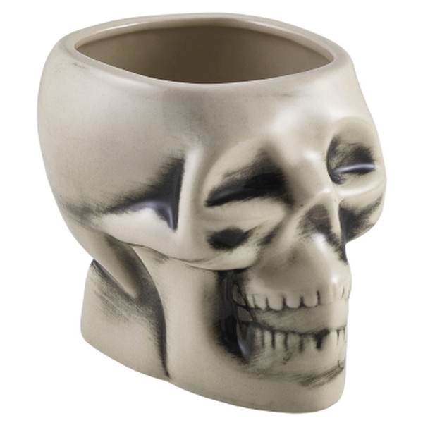 Genware White Skull Tiki Mug 40cl/14oz - SKL400W (Pack of 6)