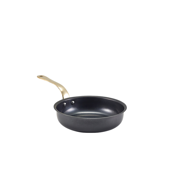 GenWare Black Vintage Steel Mini Fry Pan 15.5 x 4cm - SMF15BKV (Pack of 6)