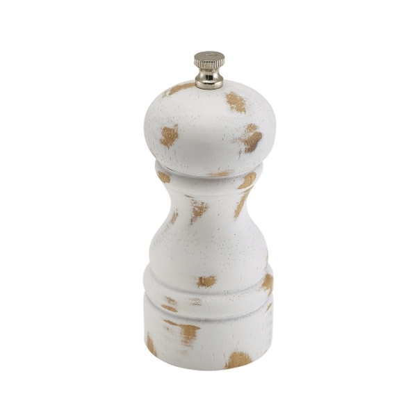 White Wash Salt/Pepper Grinder 13cm - SPWD13W