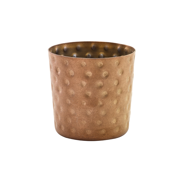 GenWare Copper Vintage Steel Hammered Serving Cup 8.5 x 8.5cm - SVH8CV (Pack of 12)