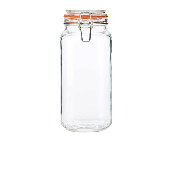 Genware Glass Terrine Jar 2L - TJ-2 (Pack of 6)