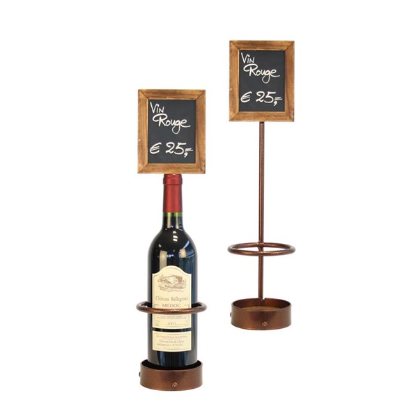 Wine Bottle x1 Chalk Board Display 45 x 10.5cm - WB-WR-1