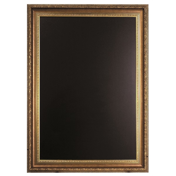 Gold Chalk Board 85 X 65cm - WBC-G-85