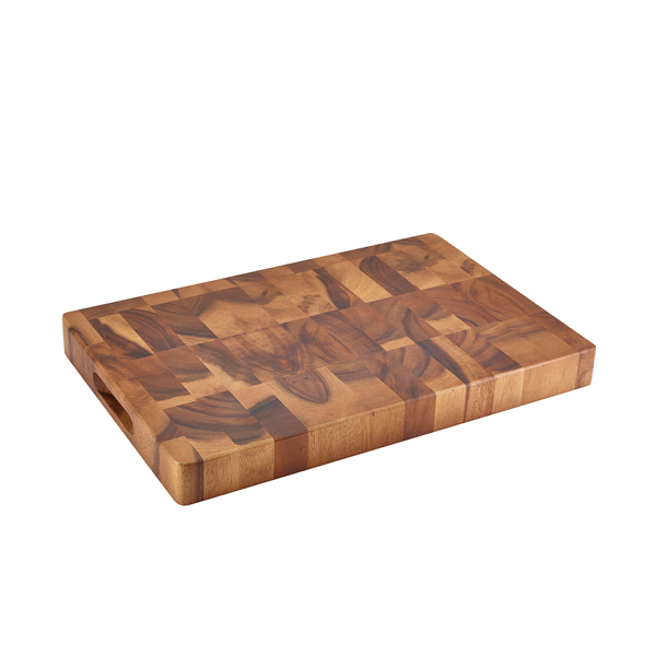 Acacia Wood End Grain Chopping Board 18 x 12 x 1.75