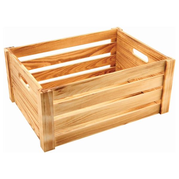 Wooden Crate Rustic Finish 41 x 30 x 18cm - WDC-4130