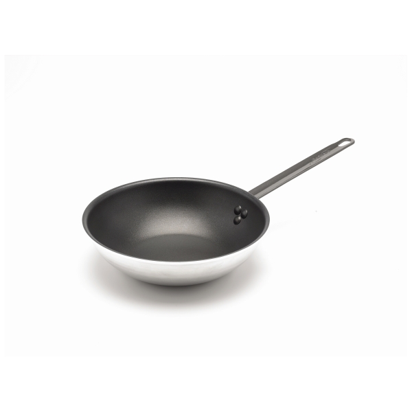 Non Stick Teflon Aluminium Flat Base Wok 30cm - WOK30NS