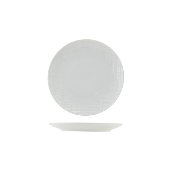 Incise Porcelain Lavara Coupe Plate 20cm - CP-ILV20 (Pack of 6)