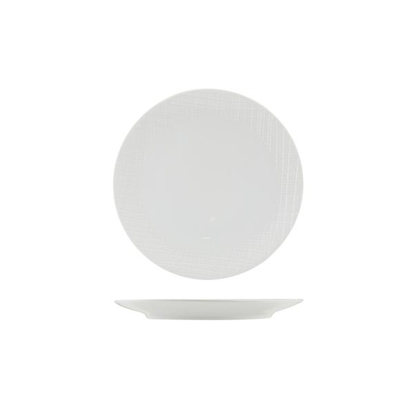 Incise Porcelain Lavara Coupe Plate 23cm - CP-ILV23 (Pack of 6)