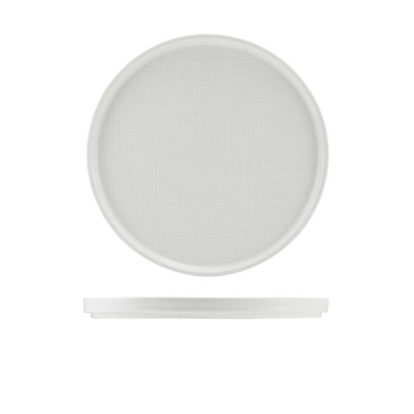 Incise Porcelain Lavara Presentation Plate 25cm - LP-ILV25 (Pack of 6)