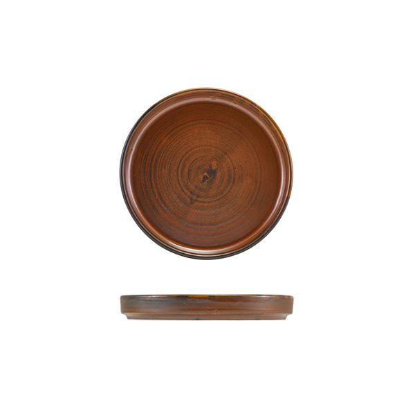 Terra Porcelain Rustic Copper Low Presentation Plate 14cm - LP-PRC14 (Pack of 12)