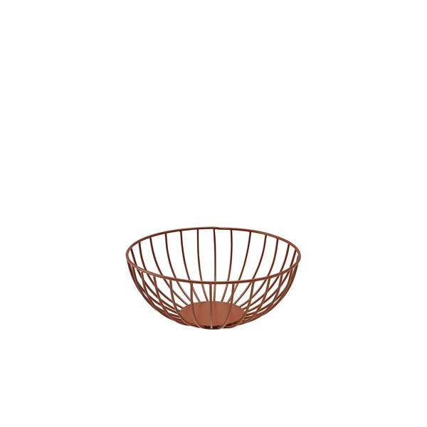 GenWare Round Copper Wire Basket 20 x 8cm - WBSR208C