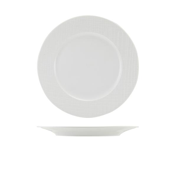 Incise Porcelain Lavara Winged Plate 25.5cm - WP-ILV25 (Pack of 6)