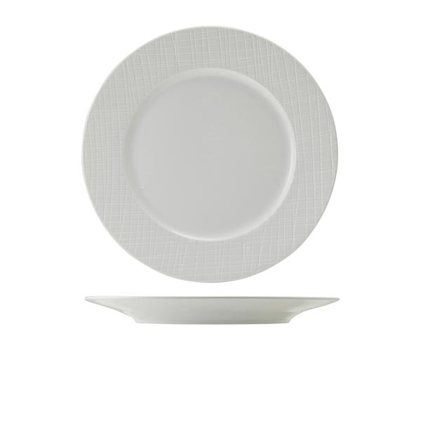Incise Porcelain Lavara Winged Plate 27cm - WP-ILV27 (Pack of 6)