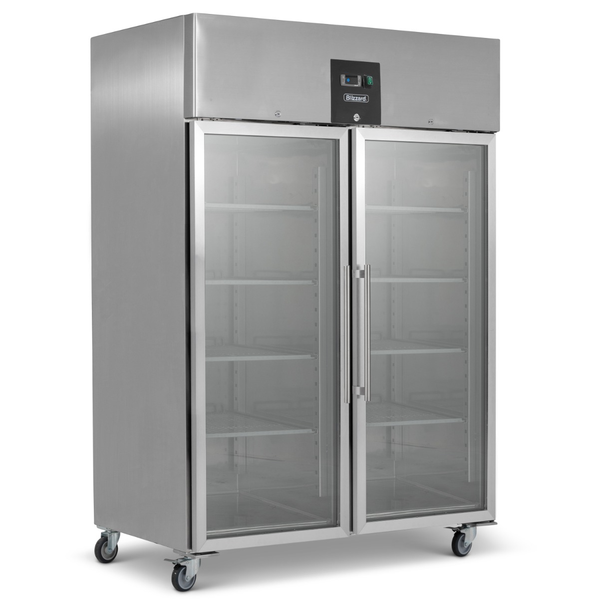 BLIZZARD Double Glass Door Ventilated GN Refrigerator 1300L - BR2SSCR