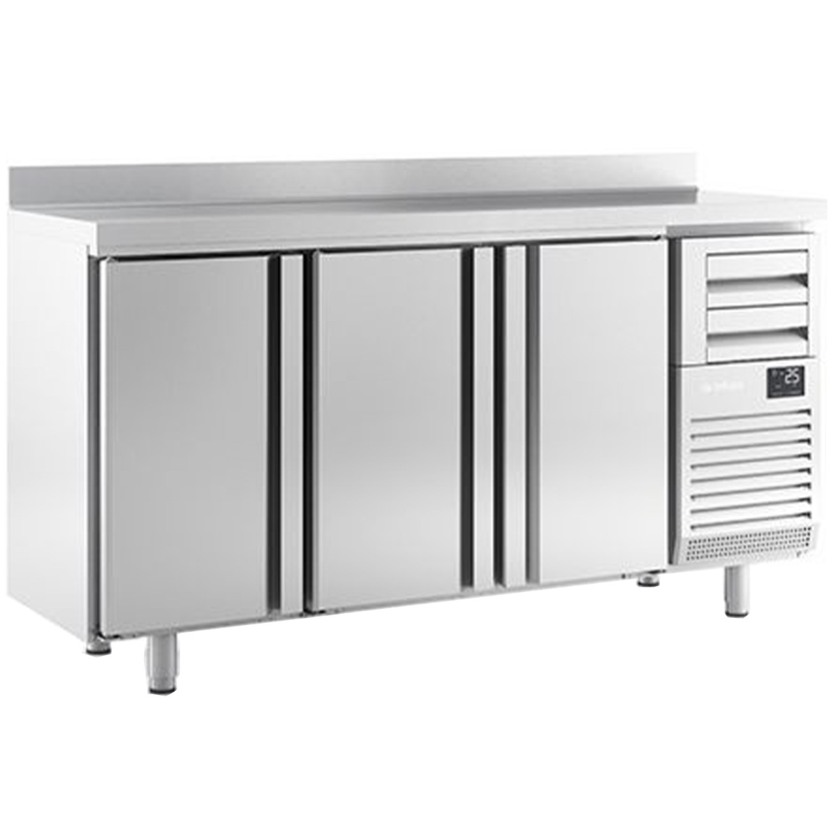 INFRICO 3 Door Tall Back Bar Counter with Upstand 510L - FMPP2000