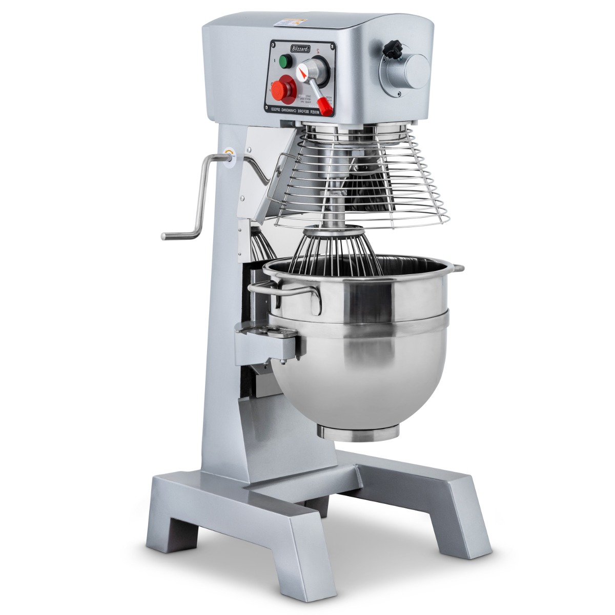 BLIZZARD 1500W Silver 30 Litre Planetary Mixer - FMX30