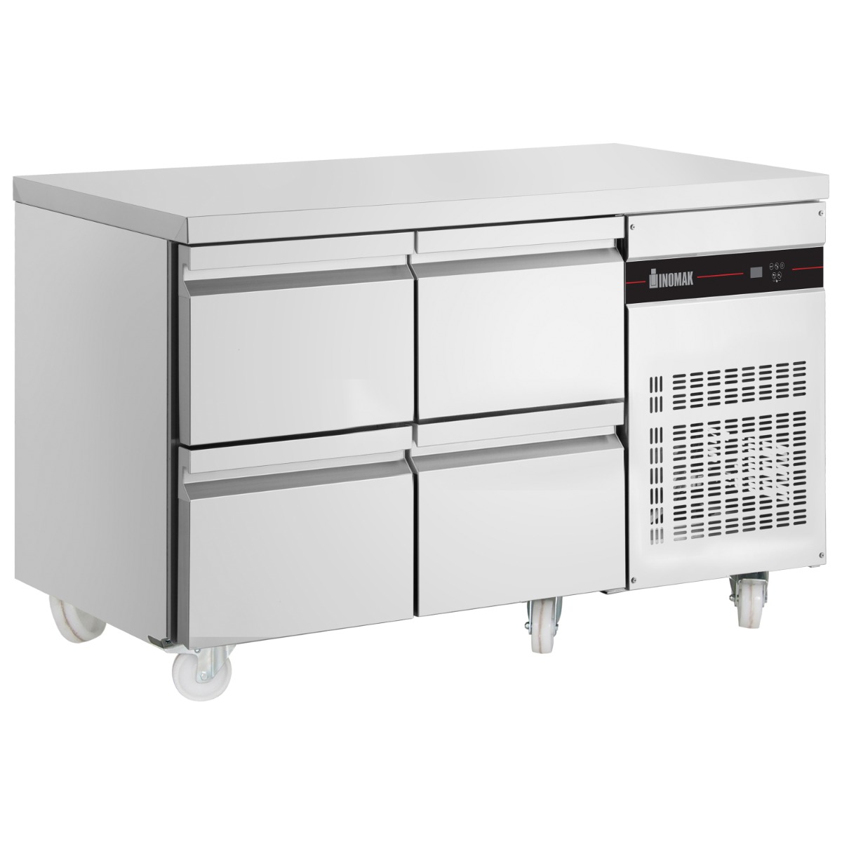 INOMAK 4 DRAWER 1/1 GASTRONORM COUNTER 274L - PN22-HC