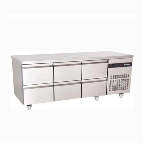 INOMAK 6 DRAWER 1/1 GASTRONORM COUNTER 429L - PN222-ECO