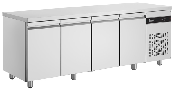 INOMAK 4 DOOR SLIMLINE 600MM DEPTH COUNTER 479L - SL9999-HC