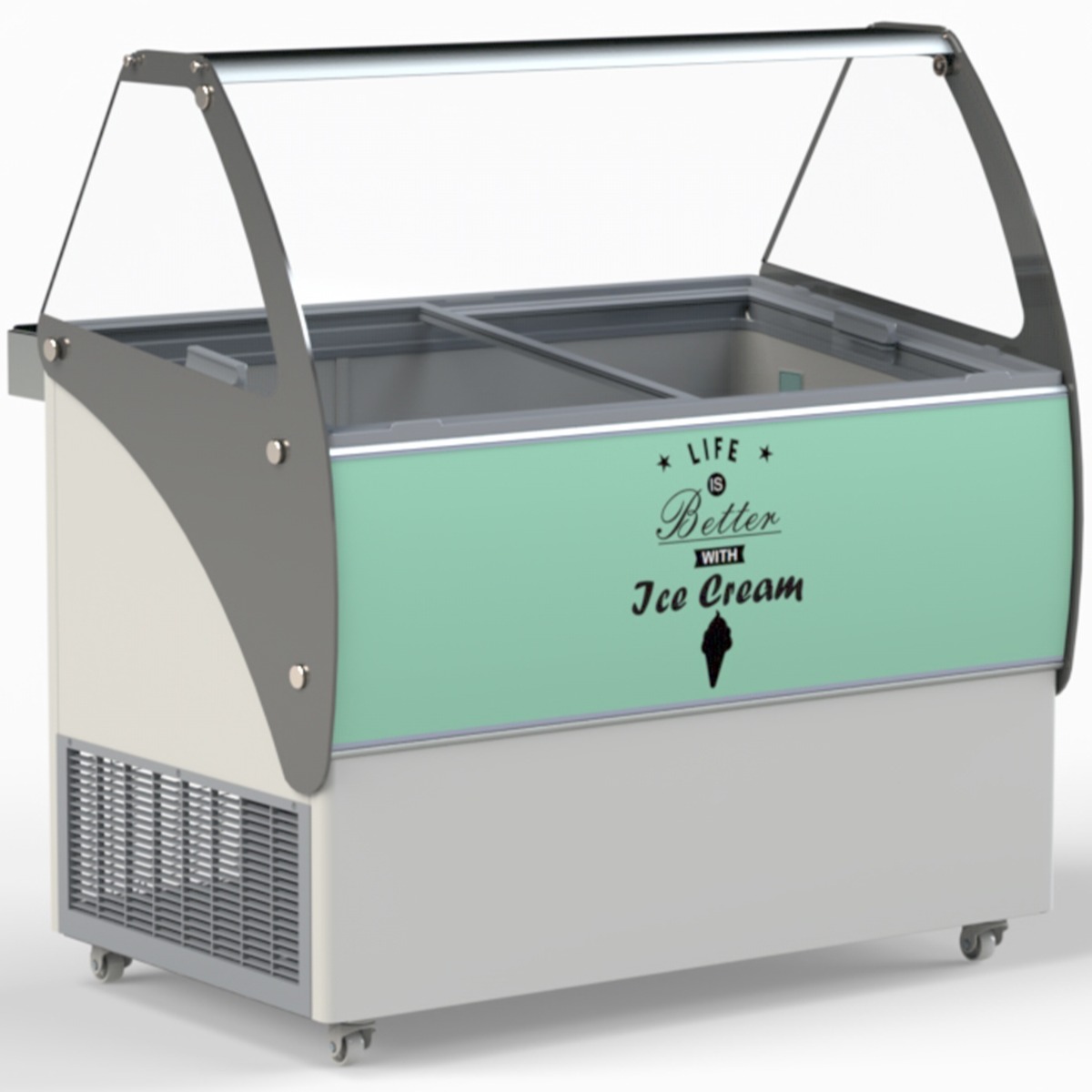 CRYSTAL Ice Cream Display - VENUSELEGANTE36