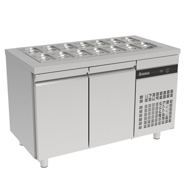 INOMAK 2 DOOR GASTRONORM SALADETTE 274L - ZNF99