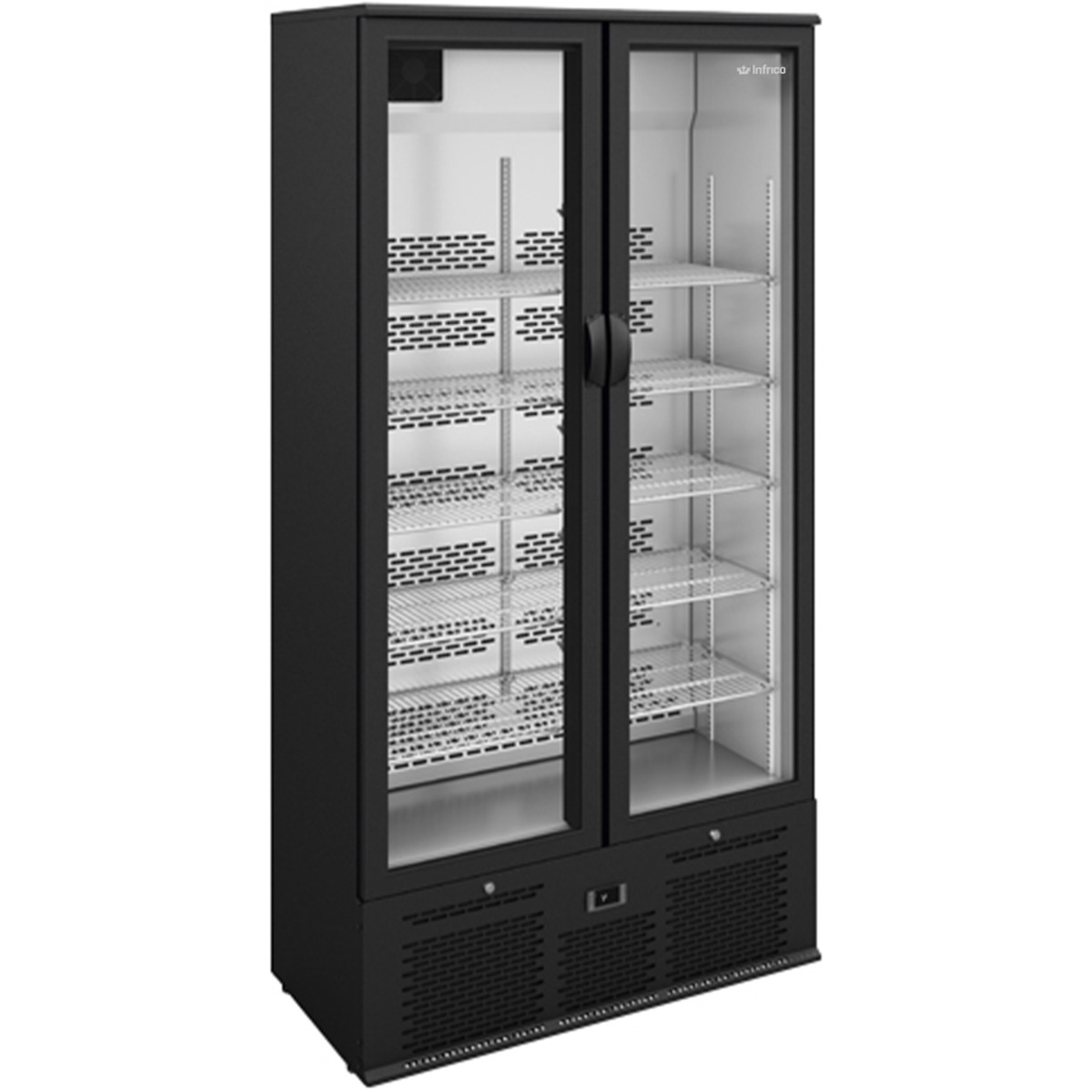 INFRICO UPRIGHT DOUBLE DOOR BOTTLE COOLER (492 BOTTLES) - ZX20