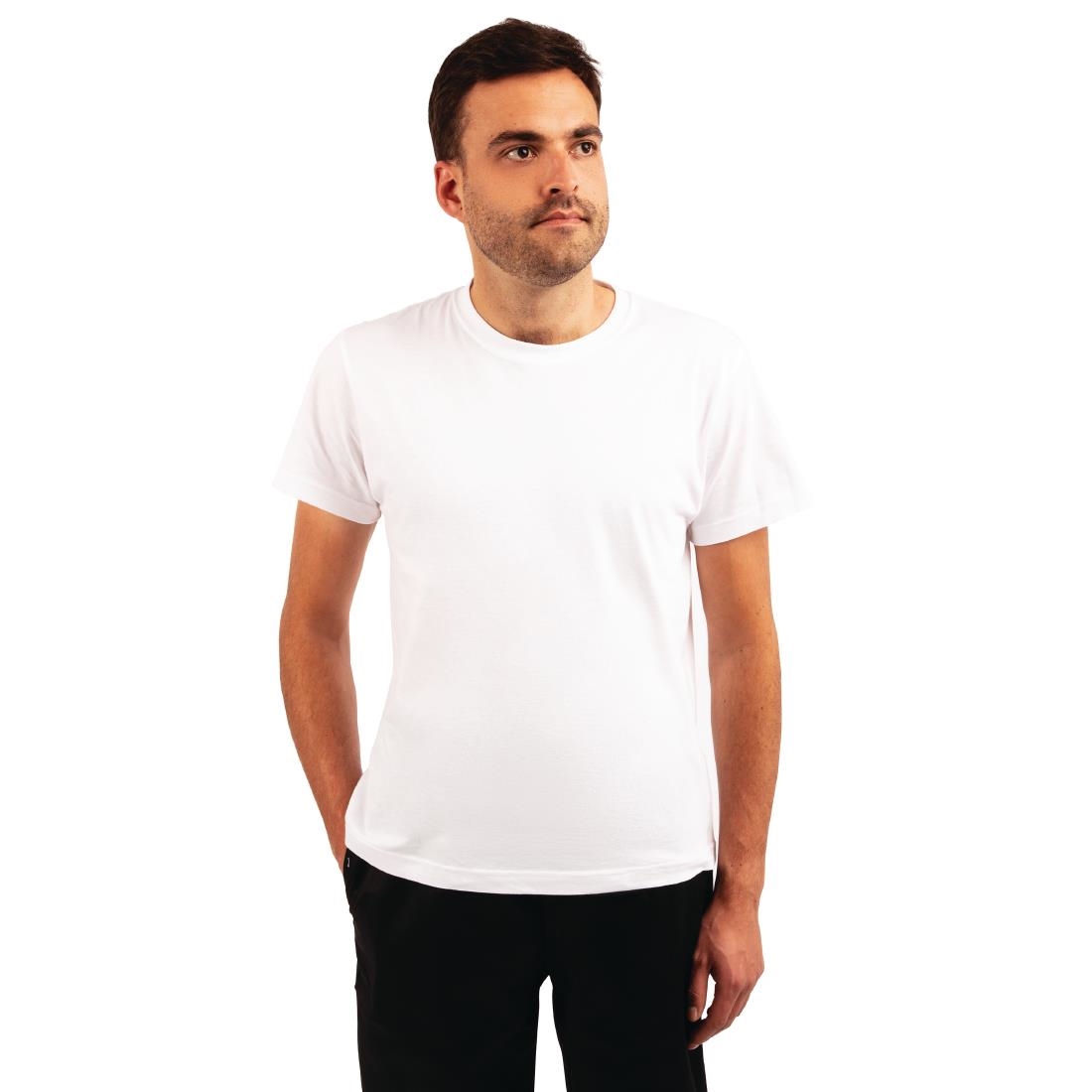 Unisex Chef T-Shirt White 4XL