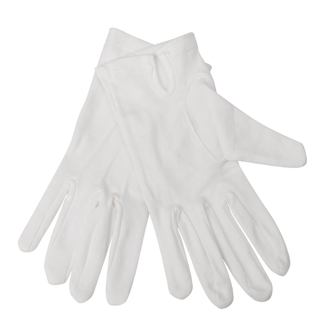 Ladies Waiting Gloves White L