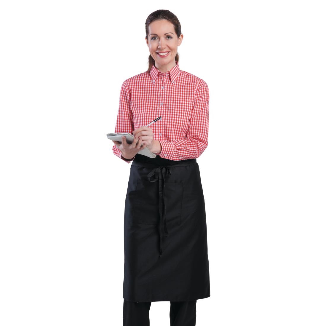 Chef Works Womens Gingham Shirt Red XL