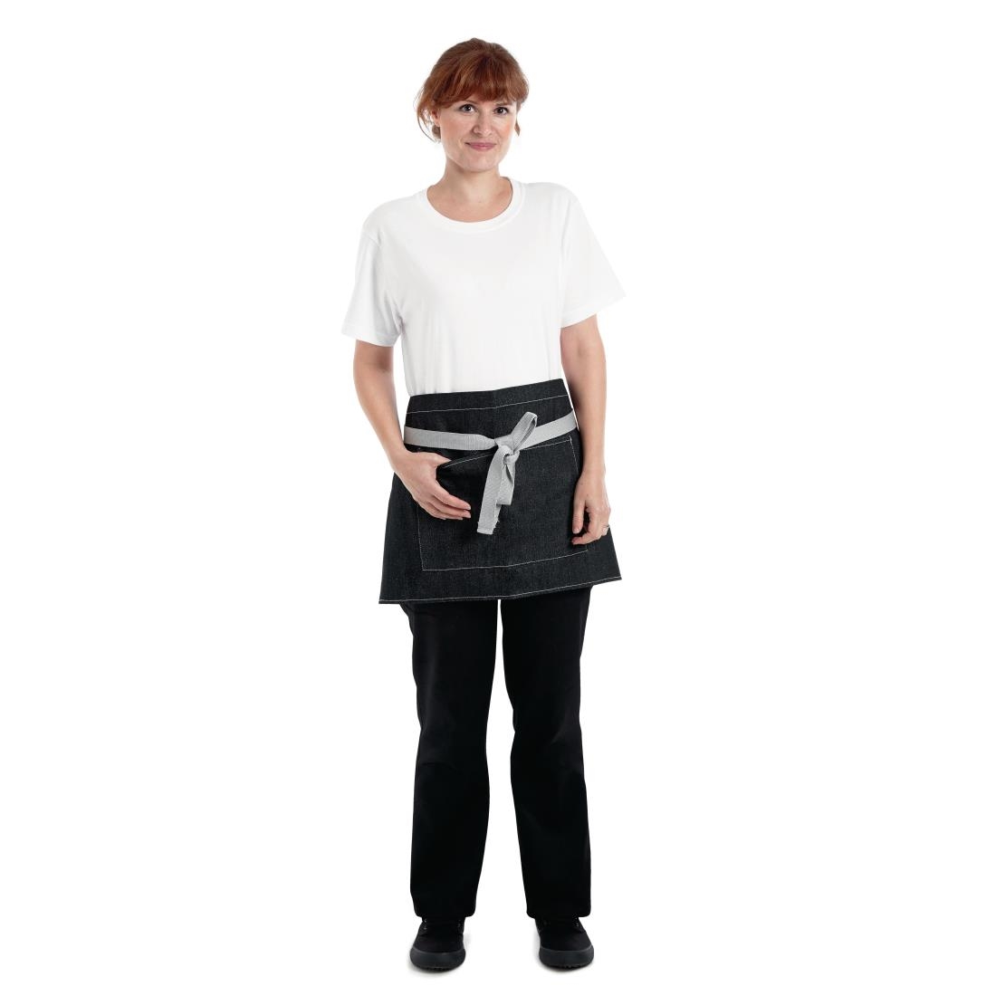 Southside Waist Apron Denim Black 760mm