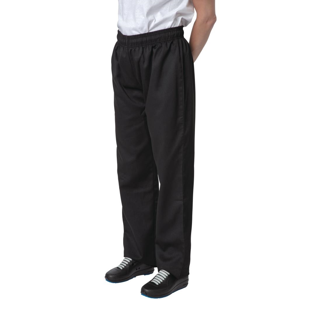 Nisbets Essentials Chef Trousers Black XL