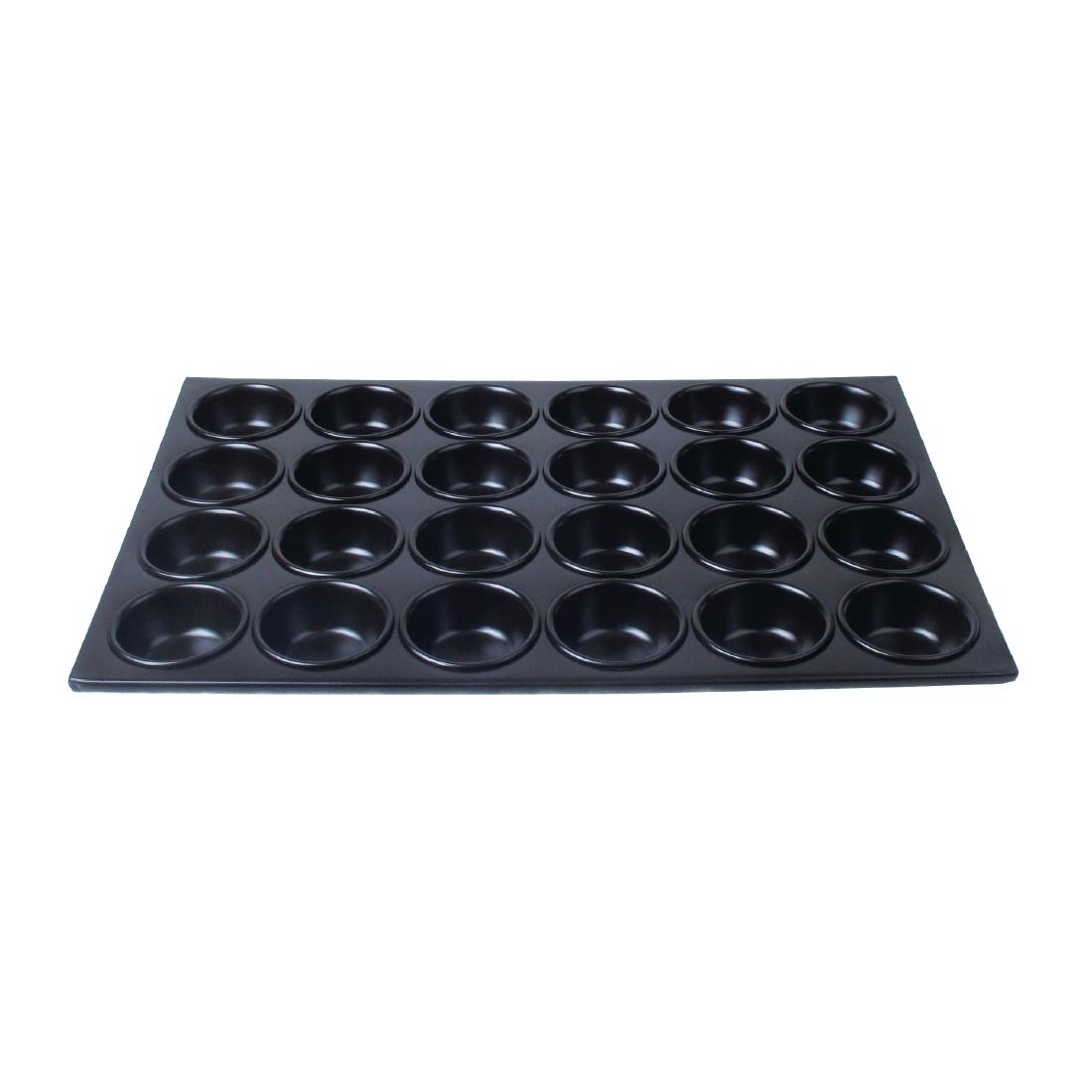 Vogue Aluminium Non-Stick Muffin Tray 24 Cup