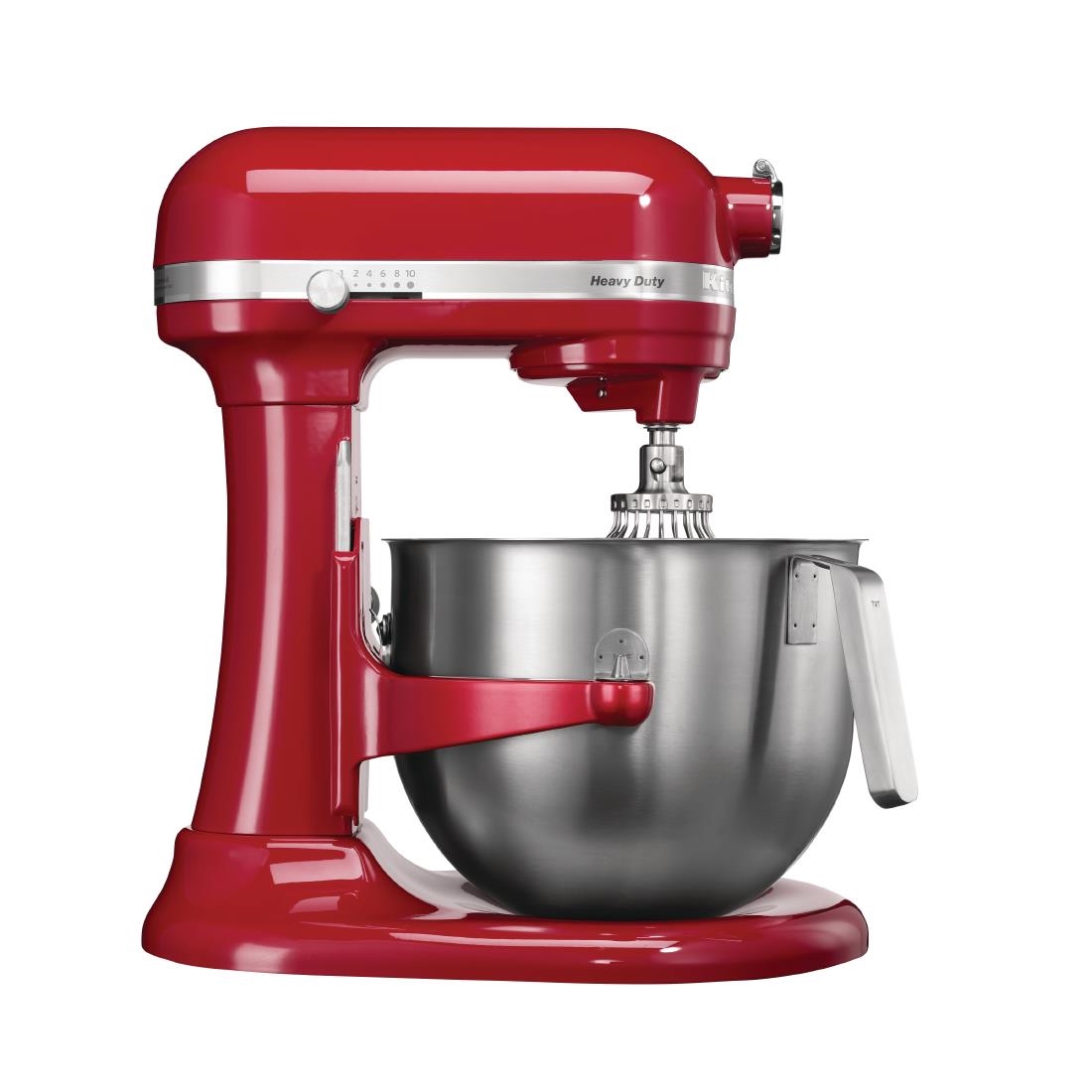 KitchenAid Heavy-Duty Bowl-Lift Stand Mixer 6.6Ltr Red 5KSM70JPXBER