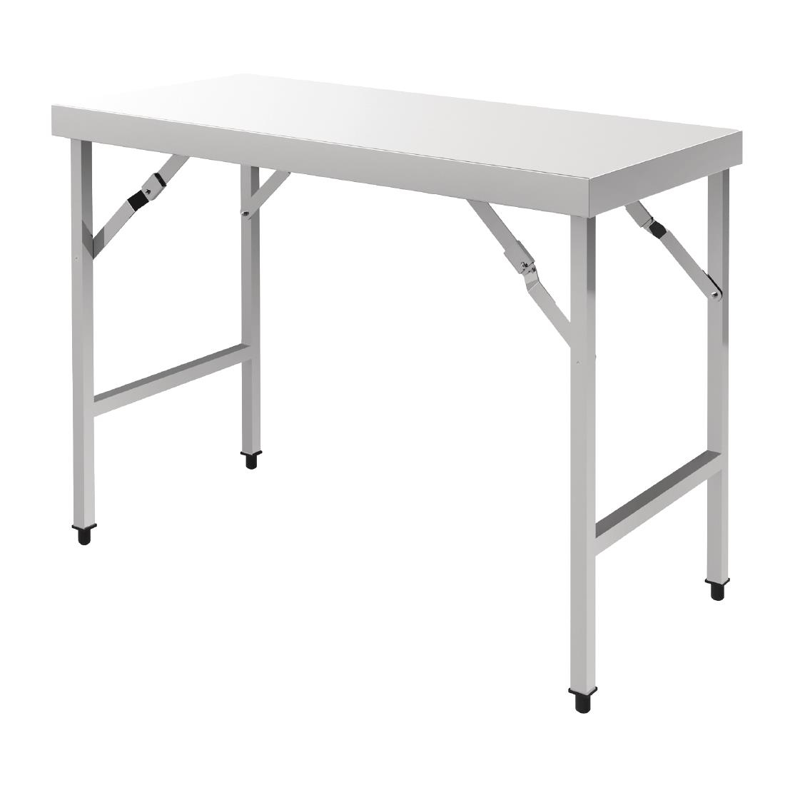 Vogue Stainless Steel Folding Table 1800mm