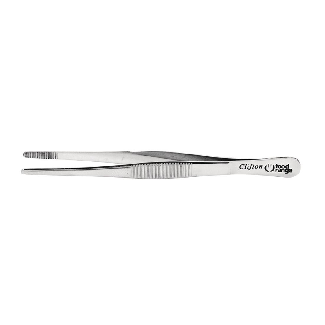 Stainless Steel Round Tip Micro Tweezers 160mm