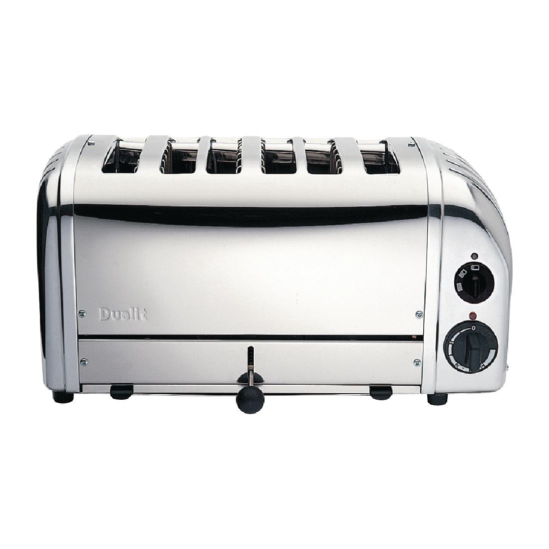 Dualit Bun Toaster 6 Bun Metallic Silver 61028