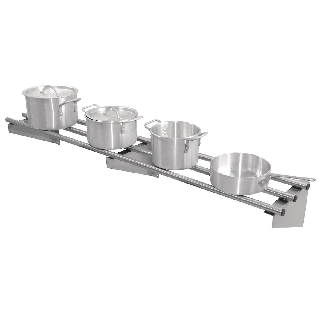 Vogue Stainless Steel Wall Shelf 1500mm