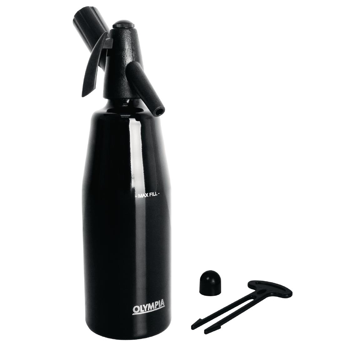 Olympia Soda Siphon Black 1L