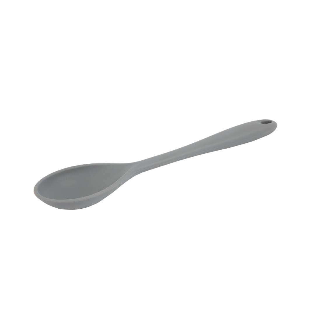 Vogue Silicone High Heat Cooking Spoon Grey