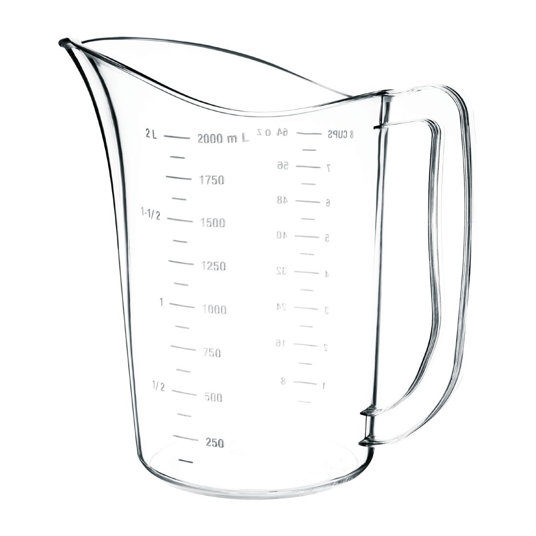 Vogue Polycarbonate Measuring Jug 2Ltr